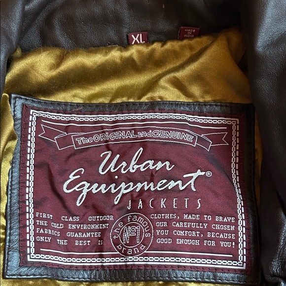 Urban Equipment Dark Brown Leather Jacket - Picture 2 of 10